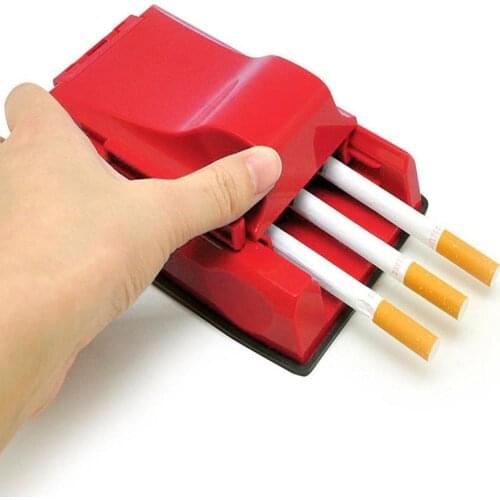 30# Manual Tobacco Maker Triple Cigarette Rolling Machine Tube Roller Creative Easy Use Cigarette Device Plastic Manual Tobacco