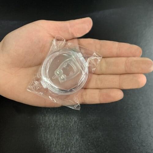 4Pc Silicone Magnetic Anti Snore Stop Snoring Nose Clip Sleep Tray Sleeping Aid Breathing Apnea Guard Night Anti Ronco with Case