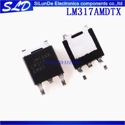 Free Shipping 10pcs/lot LM317AMDTX LM317AMDT LM317 AMDT TO-252 new and original in stock