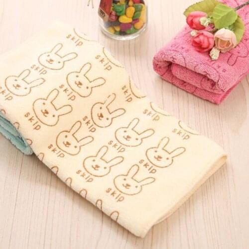 Baby Cartoon Bath Towel 35*70cm Soft Microfiber Breathable Shower Handkerchief Infant Facial Beach Towel Swim Drying Washcloth