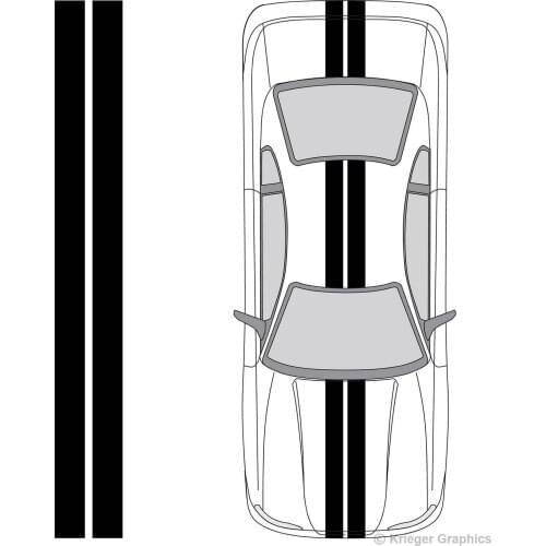 For Universal Vinyl 6" Solid Racing Stripes any Car or Truck 6in 6 inch styling