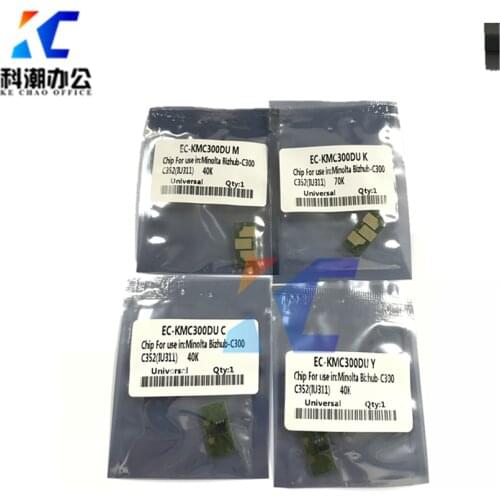 KECHAO toner chip Compatible for Konica Minolta bizhub BHC300 C352 copier parts