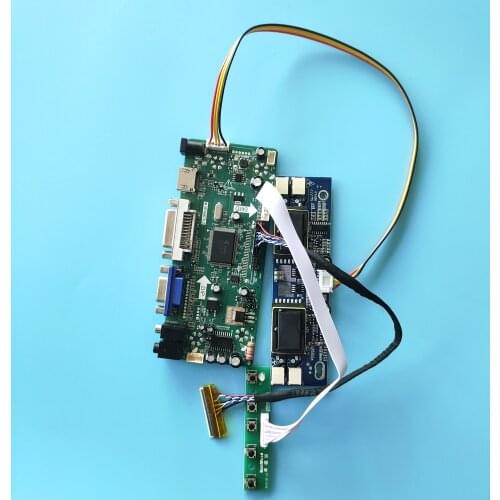 Kit for LTM190E4-L32/LTM190E4-L21 LCD Audio 30pin Controller Board 1280x1024 HDMI+DVI+VGA driver board panel 4 lamps 19"