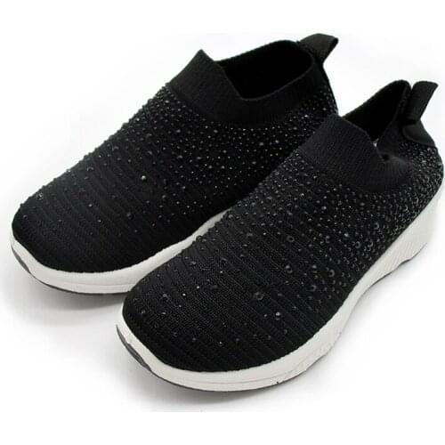 New Rhinestone Unisex Sneakers 2020 Fashion Children Shoes Infant Kids Baby Girls Boys Stretch Mesh Sport Run Sneakers Shoes