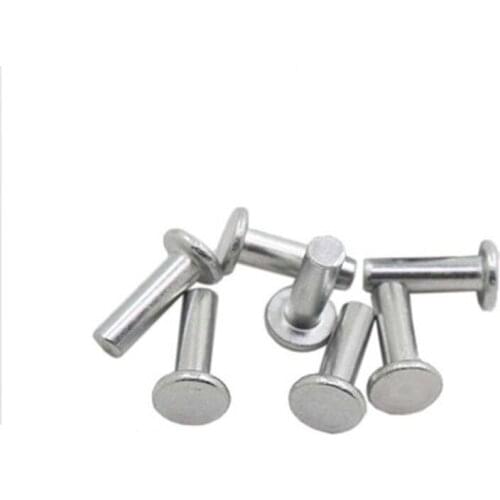 M4 Flat head Rivet Solid GB109 Aluminum Rivets 6-30mm Length