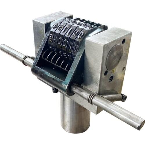 Metal Numbering Machine Printing Number On Metal