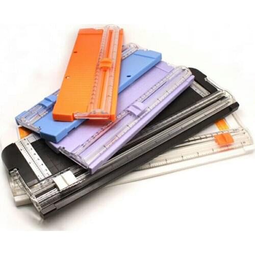A4 mini office paper cutter, paper cutter, financial office supplies paper cutter, paper cutter with folding ruler