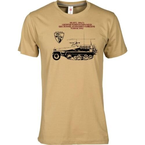 Afrika Korps World War 2 Afrika Tobruk 2019 Mens Brand Designs Slim Fit O-Neck Movie Printing T-Shirt