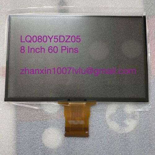 New 8 Inch 60 Pins Touch Screen Panel Digitizer Lens LQ080Y5DZ05 For Ford Car DVD Audio Radio Multimedia Player GPS Navigation