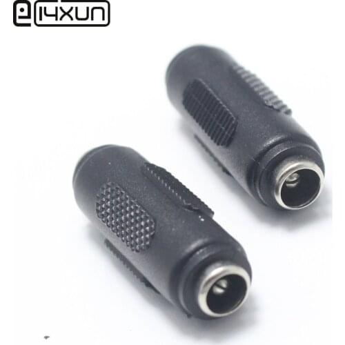 1pcs 5.5*2.1 mm / 5.5x2.1mm DC Power Jack Connector female to female Panel Mounting Socket Adaptor