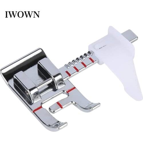 1pc Adjustable Guide Sewing Machine Presser Foot Fits Low Shank Domestic Sewing Machine Adjustable Guide Feet for Sewing