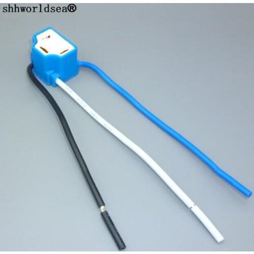 Shhworldsea 1/2/5/10/100pcs H4 9003 Car Truck Female Ceramic Headlight Extension Connector Plug Light 12V