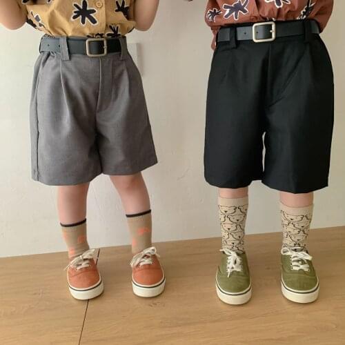 2 3 4 5 6 7 Y Baby Boys Shorts Summer New Korean Solid Kids Shorts Childrens Casual Fashion Short Pants for Boy Kids Clothing