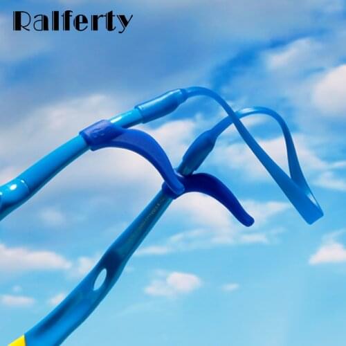 Ralferty Kids Silicone Glasses Hook Anti Slip Ear Hook Eyeglass Belts Non-slip Eyewear Accessories Grip Temple Tip Holder