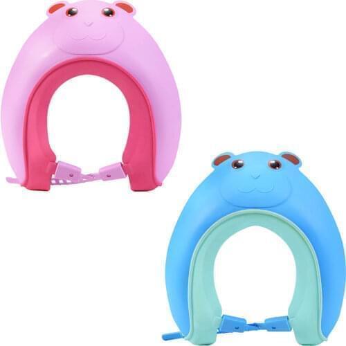 Cute Cartoon Baby Shower Cap Protective Adjustable Shampoo Shower Hat Newborn Adjustable Hair Wash Hat Shield Bath Head Cover
