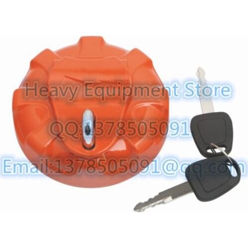 Fuel Cap With 2 D100 keys For Deawoo Doosan Bobcat Excavator 110911-00126 HDB160119 DH215-7 DH225-9 DH300 DH340-5