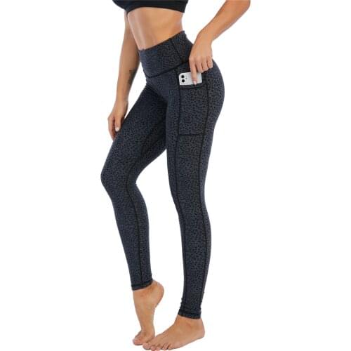 Womens Skinny High Waisted Tummy Control Yoga Workout Long Pants Leggings Compression Sports Gym Yoga Tights Running Training At