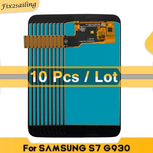 10 pcs 100% Tested TFT INCELL LCD For SAMSUNG Galaxy S7 G930 G930F Display Touch Screen Digitizer Assembly Repair Parts