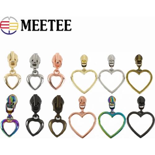 10pcs Fashion 5# Zipper Sliders for Nylon Zippers Jackset Clothes Zip Repair Kit Zips Head Pulls DIY Bag Sewing Accessory KY075