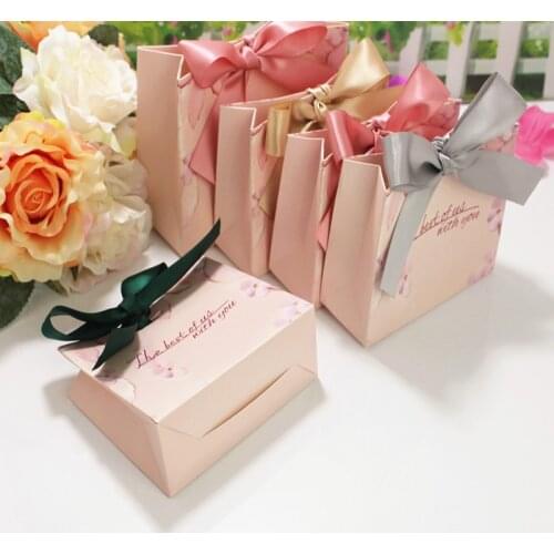 10pcs Upscale European Famingos Candy Bag French Thank You Wedding Favors Gift Box Package Birthday Party Favor Bags