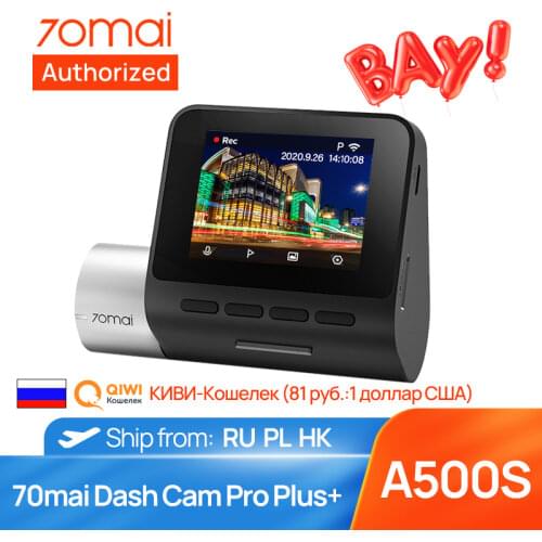 70mai Original Pro Dash Cam A500 Speed N coordinates 1944P ADAS Car Camera 70mai A500S 24Hours Parking Car DVR 70mai Plus
