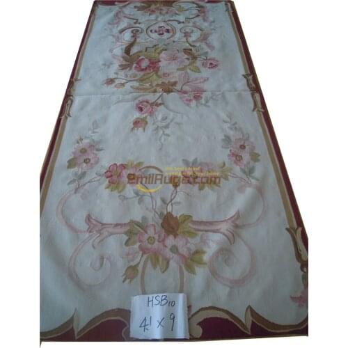 Aubusson wool carpet The craft of making wool by hand French Chic the west