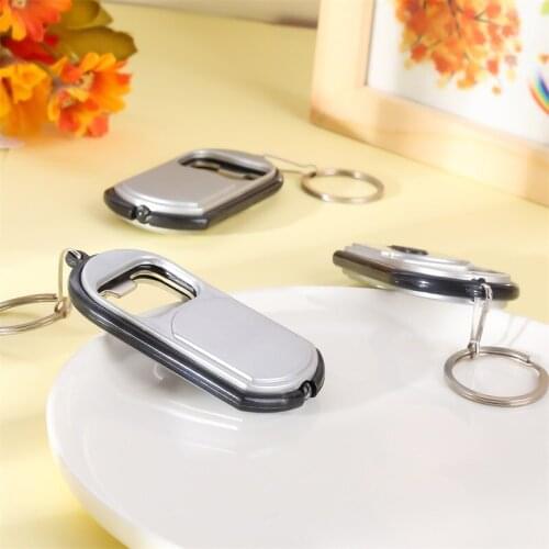 Key chain bottle opener beer promotional bottle opener key chain pendant led lights