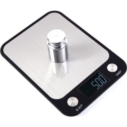 Digital Kitchen Food Scale 10Kg/1g stainless steel weighing Postal Electronic Scales Measuring tools weight Balance Coffee Scale