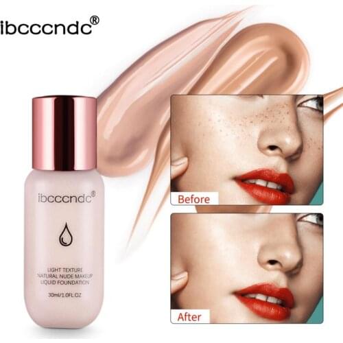 Ibcccndc Mineral Whitening Concealer Facial Base Cream Brighten Moisturizer Face Liquid Foundation Makeup TSLM1