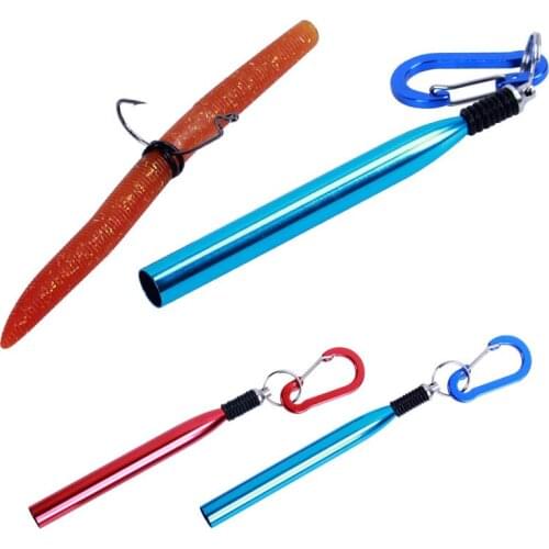 Installation Tool For Protecting Ring Of Soft Bait On Aluminum Alloy Bread Worm 14cm18.5g