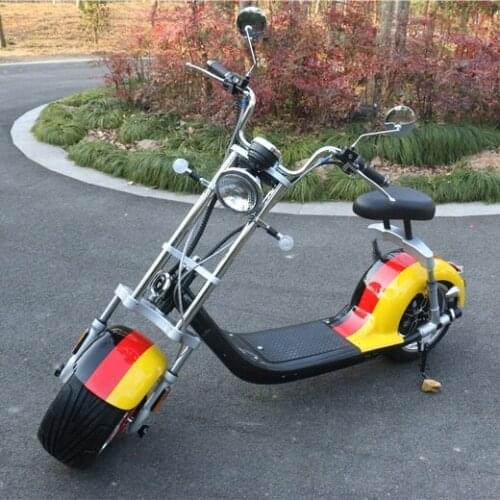 Cool style 1500W 60v 12ah electric motorcycle citycoco with 2 wheel