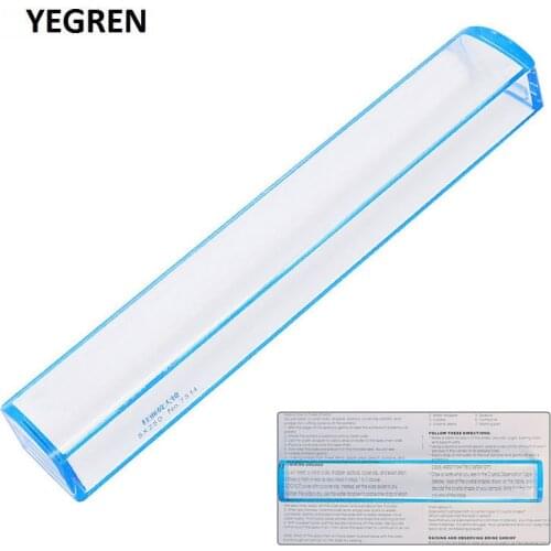5X Rectangular Magnifying Glass 250 mm Column Desktop Magnifier Old People Reading Magnifier for Read Books Newspapers