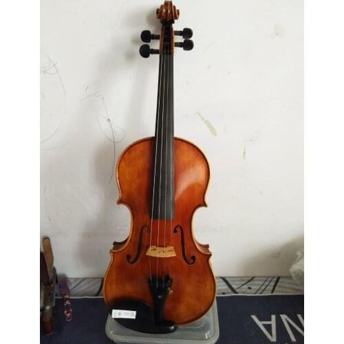 Master 4/4 violin Guarneri model 1742 flamed maple back 100 years spruce top N1