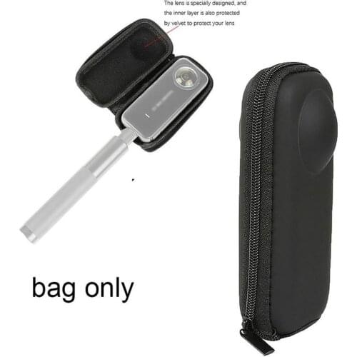 Mini PU Protective Storage Bag Waterproof Carrying Camera Case Box Mount For Insta360 One X2 Panoramic Camera Accessories