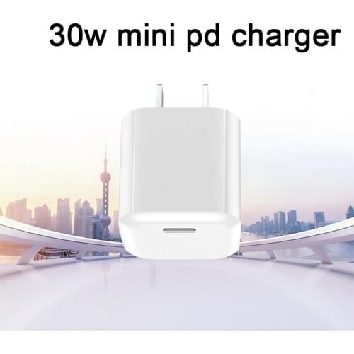 PD30W QC3.0 EU/US Fast Charging Adapter For iPhone 12 11 Pro Max Type C Quick Charger For Samsung S20 S21 Wall Chargers