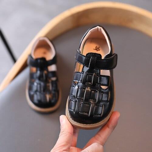 Girls' sandals 2021 summer new childrens shoes childrens soft sole Baotou sandals little girls fashion princess shoes
