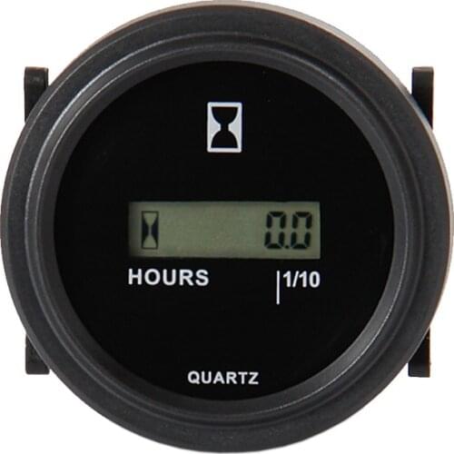 Resettable Large Hour Meter For Outboard Generator Forklift Record Engine Work Time Truck Boat Diesel Engine Generator Jet Ski