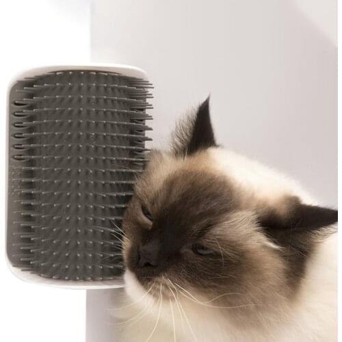 Cat Massage Brush Pet Cat Brush Corner Self Groomer Comb With Catnip Cat Rubs Cleaning Self Tickling Comb Cat Supplies Pet Comb