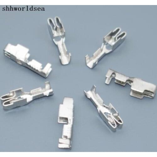 Shhworldsea 25/100/500PCS BX2024-2 auto insurance tablets fuse box terminal Terminal BX2091 trumpet Line Protection Insurance