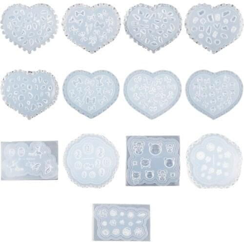 3D Silicone Mold Nail Art Carving Mold is Suitable for Diy Nail Art Decoration Supplies Nail Template Nail Tool