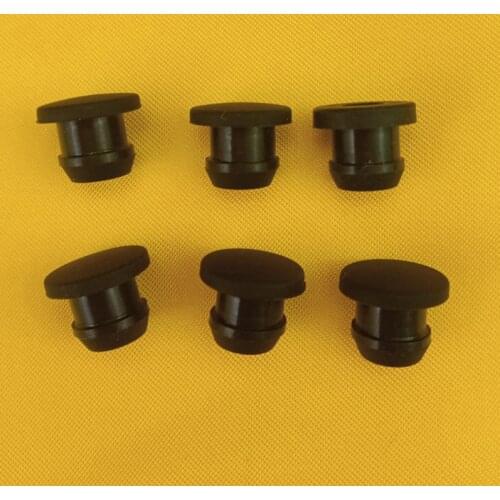 With Slot Silicone Rubber Hollow Stopper T typed Plug Silicona End Caps Hole Sealed Cover Round Pung for Test Tube Pipe2.5-25mm