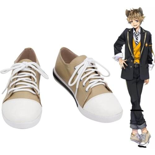 Twisted Wonderland Savanaclaw Ruggie Bucchi White Cosplay Shoes Long Boots Newest Custom Made For Female Male CosplayLove