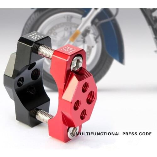 Universal Motorcycle Bicycle Aluminum Spotlight Headlight Phone GPS Handlebar Holder Bracket Clamp Fixed Chips Frame