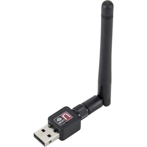 USB Wifi Adapter Mini Wireless Network Card Dongle with Additional Antenna for Desktop Laptop