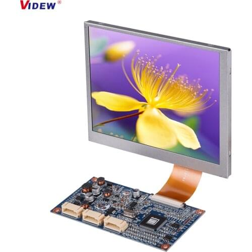 VIDEW 5.6 Inch LCD Module with VGA Input and AV Input Keypad Adjustment OSD Menu Innolux LCD Screen