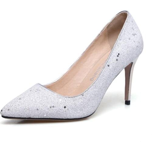 18 new sexy stilettos ultra-high code with point size 32 shallow womens shoe tide of 1831-47