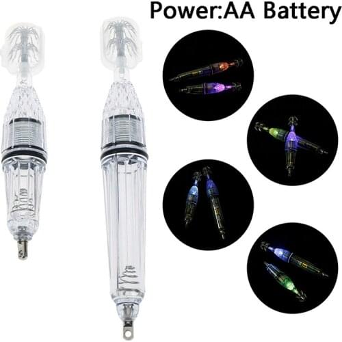 1Pcs LED Mini Deep Drop Underwater Fishing Fish Squid Bait Lure Light Flashing