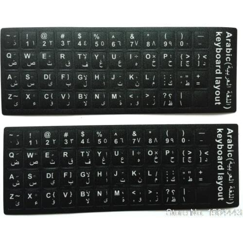 100Pcs Spanish(Es)(Espanol) Arabic English Farsi Turkish Russian French&Aribic Italiano Thai Keyboard Sticker Stickers Alphabet