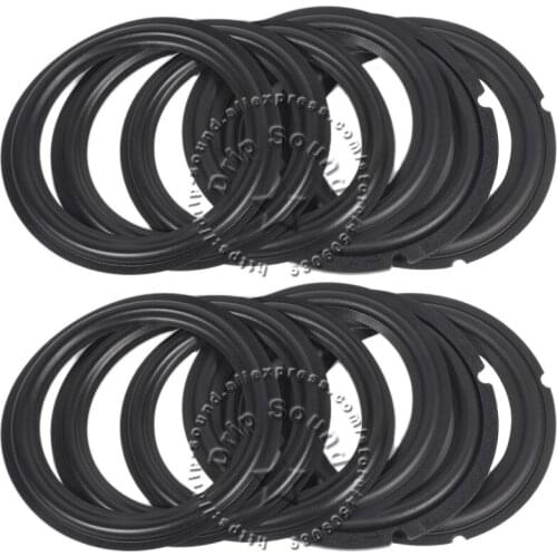 2pcs 2.25" inch 53mm Speaker Rubber Edge Subwoofer Woofer Surround Circle Repair Parts