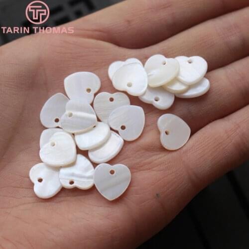 Fashion Jewelry Natural Beads,17MM Natural Freshwater Shell Heart 30PCS